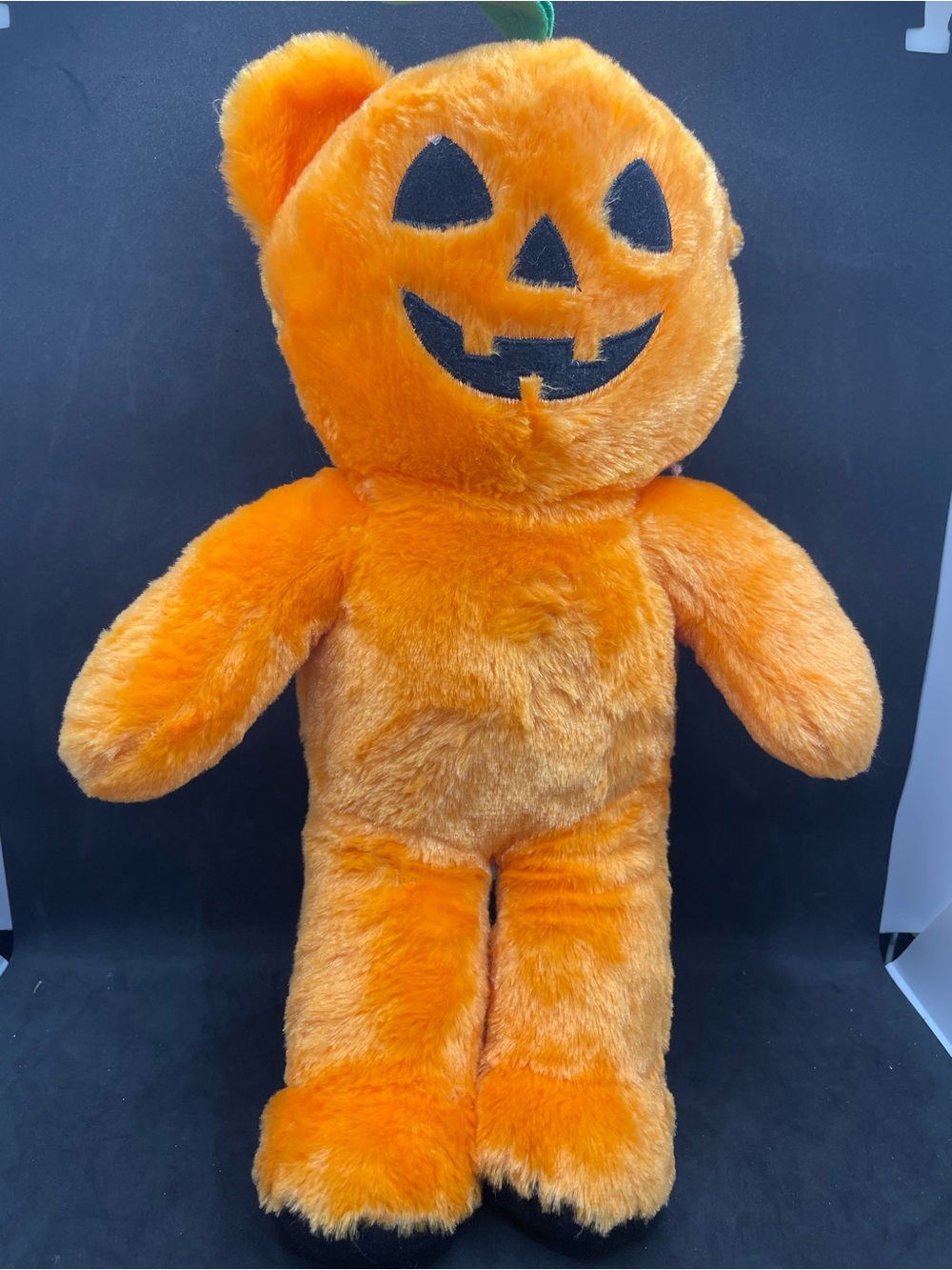 Build-A-Bear Workshop Pumpkin Jack O Lantern Bear Halloween Plush Orange BAB